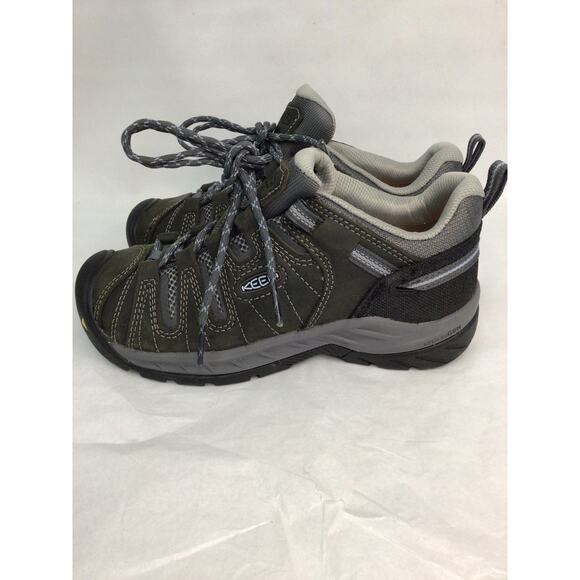 KEEN Utility Womens Flint 2 Low Soft Toe Work Shoes Grey Size 6.5M Hiking Shoe - Picture 2 of 7